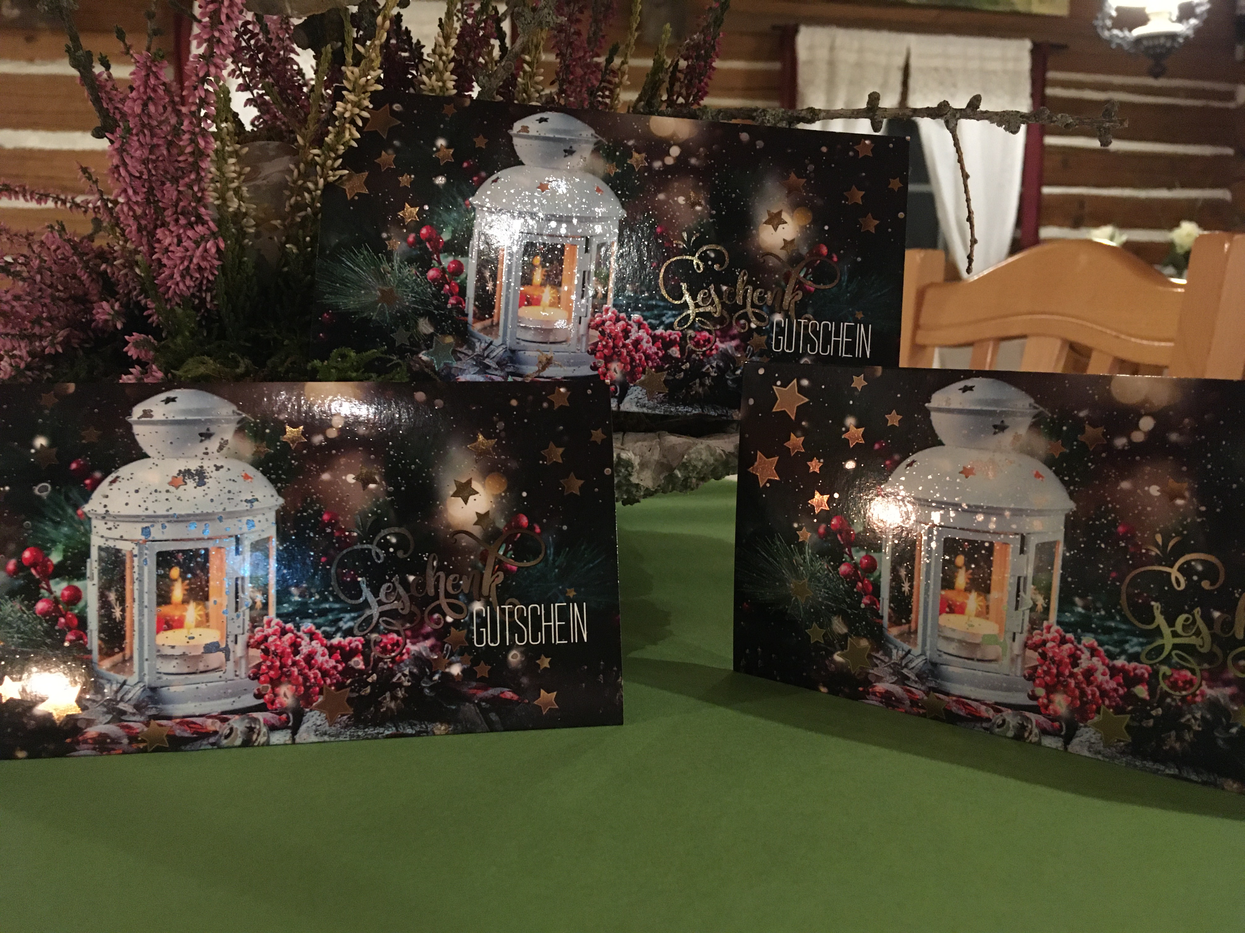 Gutscheine als Weihnachtsgeschenk